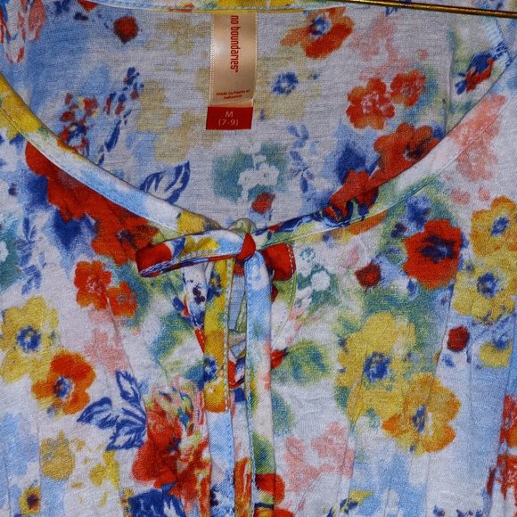 Rainbow Flower T shirt Blouse - Picture 3 of 6